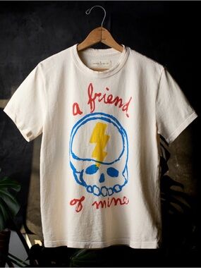 Imogene and Willie a friend of mine graphic tee tan XS